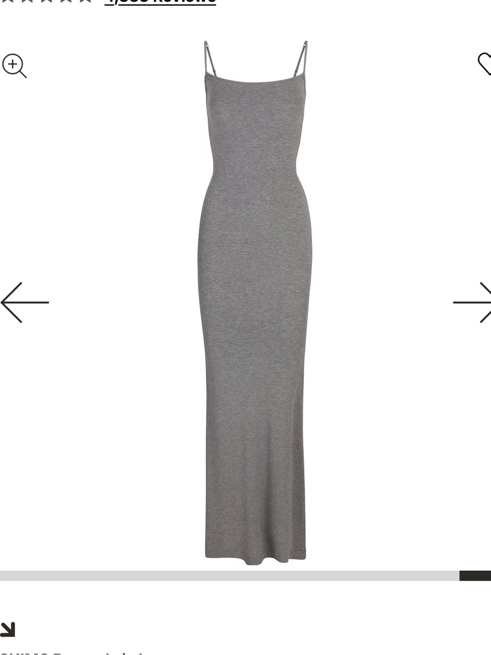 Skims soft lounge slip dress